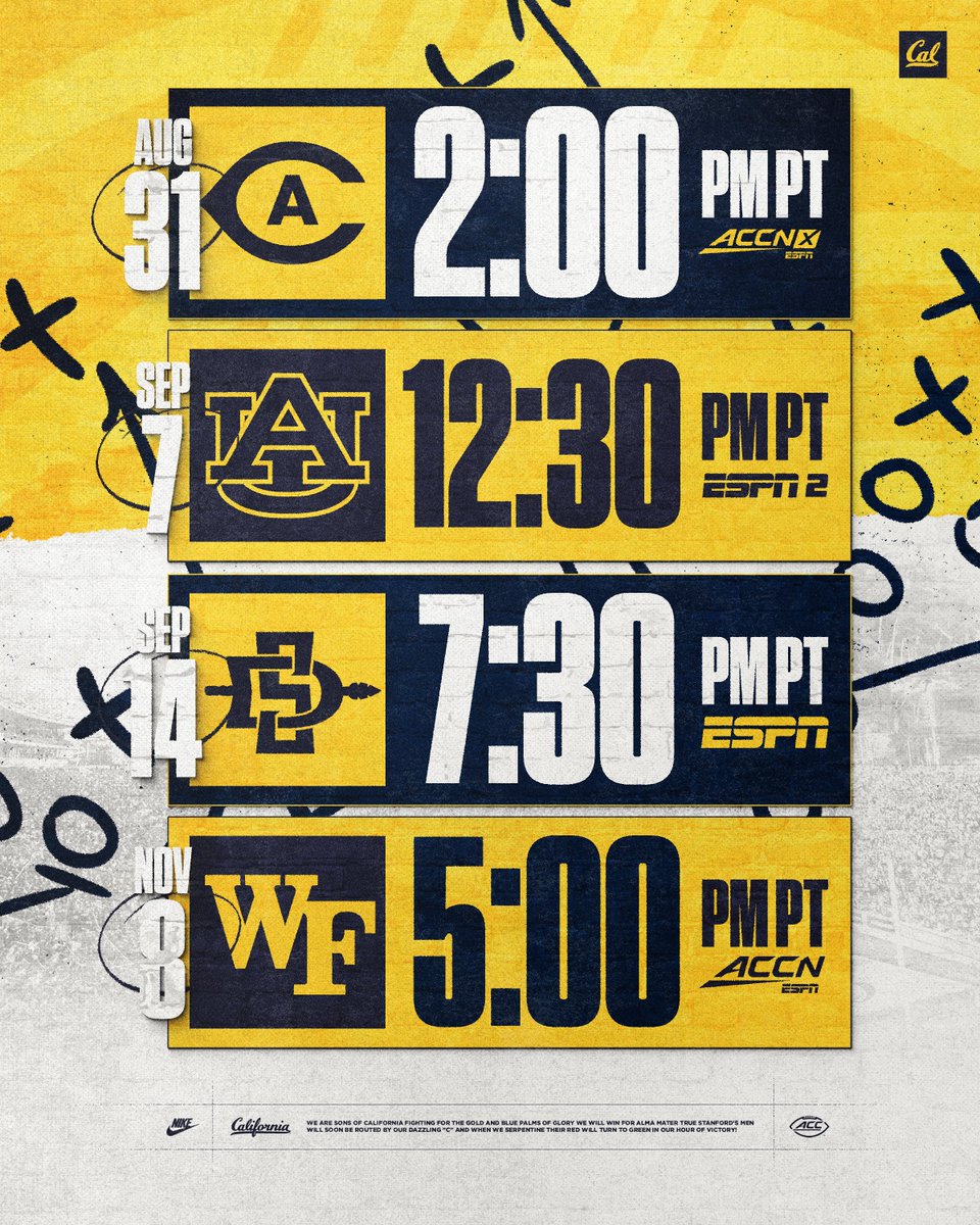 Cal Football tweet media