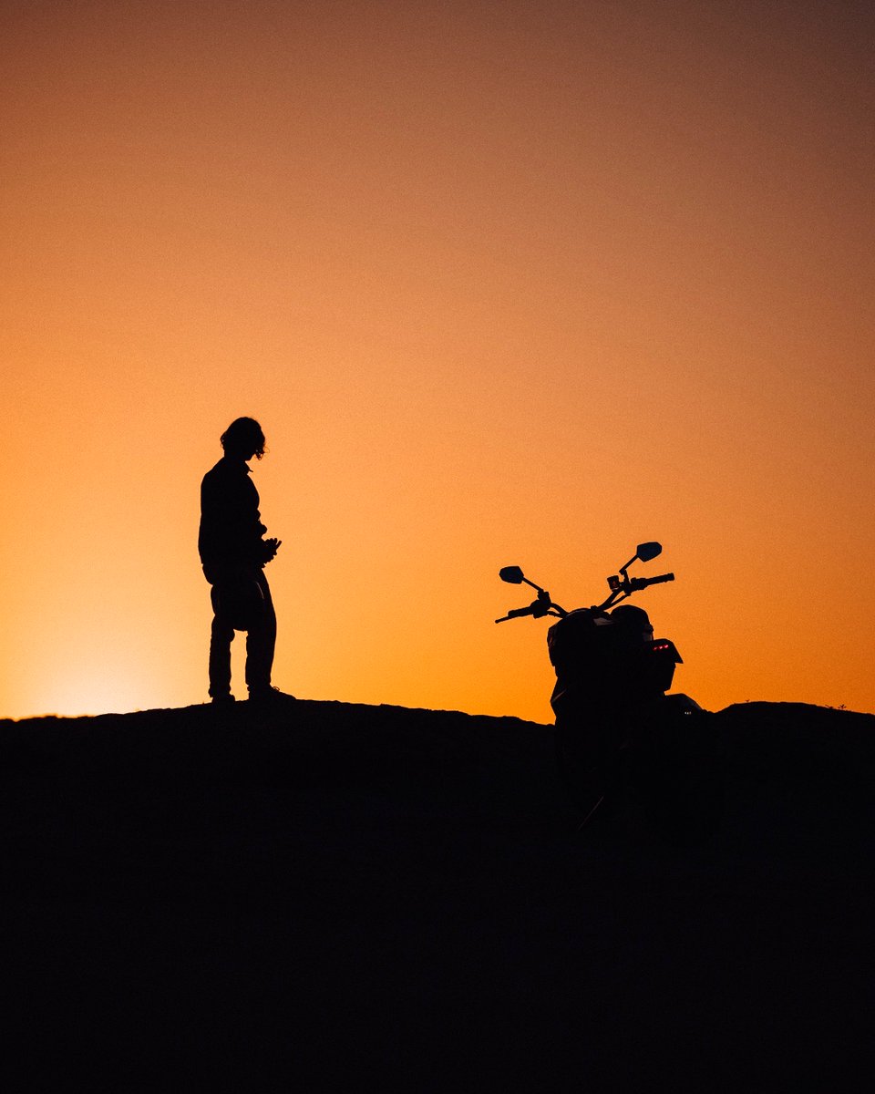 Every ride, every twist, every turn adds depth to your journey. Arrive at your destination with memories and lessons learned, shaped by the miles. Own the road with Verge Motorcycles. #VergeMotorcycles #Sunset #RideElectric