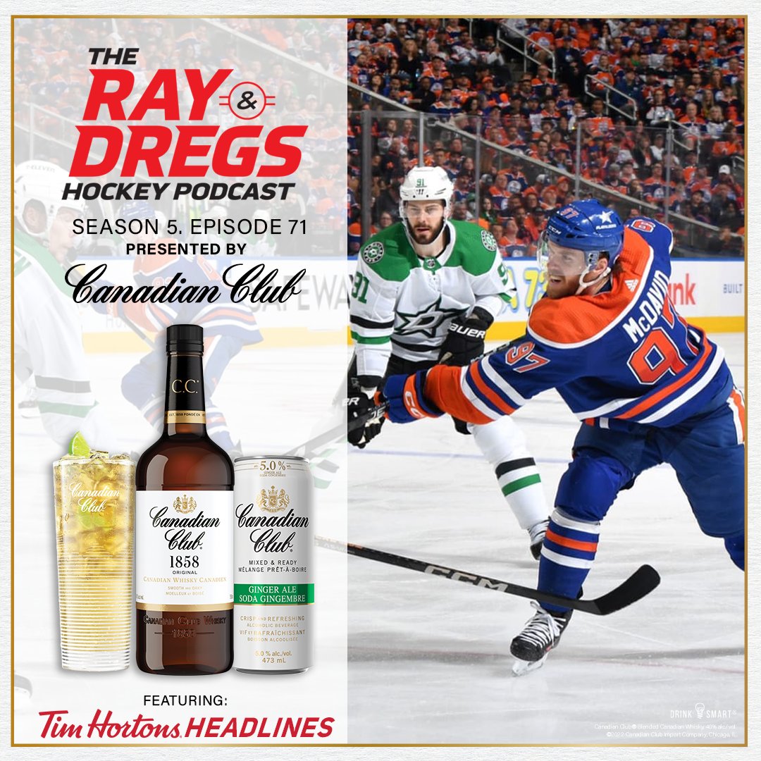 Struddy breaks down the WCF! @Jason_Strudwick joins @rayferraro21 & @DarrenDreger to talk all things WCF. Oilers & Panthers tie their respective series 2-2 in @TimHortons Headlines. New episode audio courtesy @Canadian_Club Listen here: rayanddregs.com