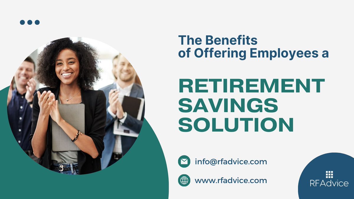 For Employees: 💰 Financial Security 💰 Tax Benefits 💰 Investment Growth 💰 Compulsory Savings Discipline. For Employers: 💪 Attract &amp; Retain Talent 💪 Enhanced Morale &amp; Productivity 💪 Reduced Employee Turnover 💪 Corporate Social Responsibility. info@rfadvice.com FSP No. 47692