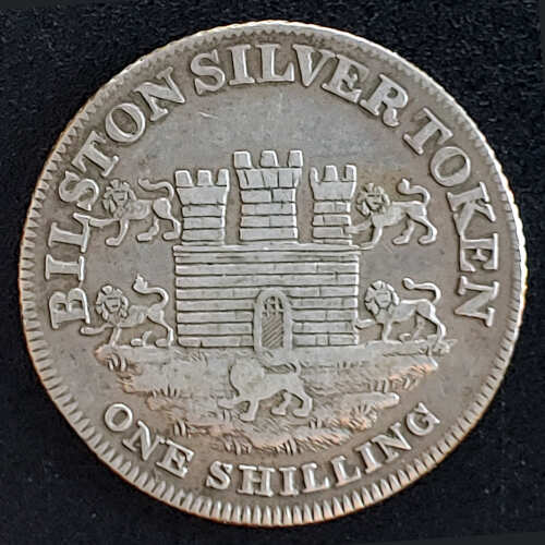 AllNations1949's tweet image. G.B. VF 1811 Bilston 1/- Rushbury &amp;amp; Woolley Silver Token Lot 210 in our auction Saturday 1st June 2024 #GreatBritainTokens #Rushbury&amp;amp;ampWoolley #SilverToken
bit.ly/4bU3mgc