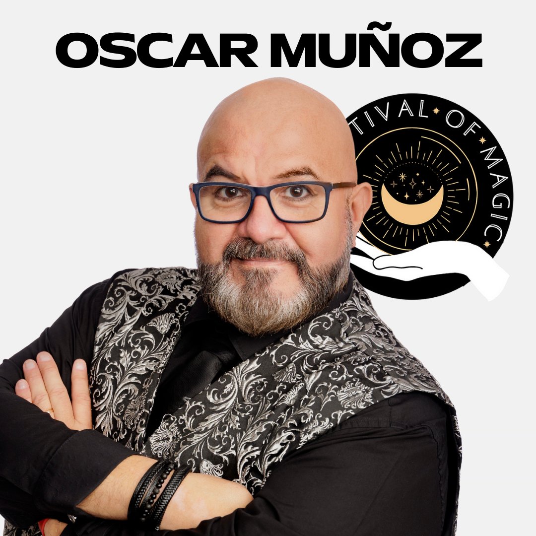 PERFORMER ANNOUNCEMENT! Appearing on Sept 1 check out master magician Oscar Muñoz!
