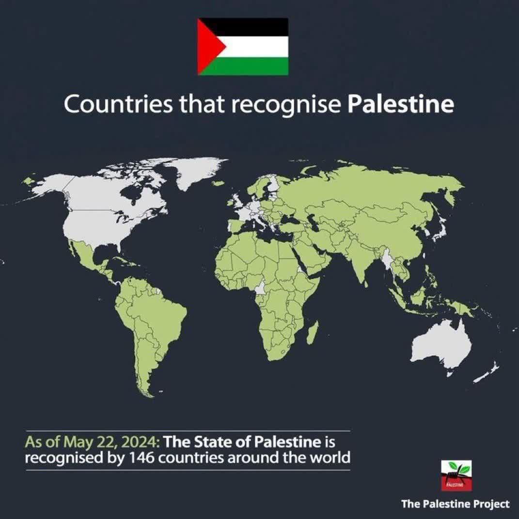 🔻Countries that have recognized the independence of Palestine
✍️Undeniable isolation of the zionist regime
#FreePalestine
#ResistanceAxis