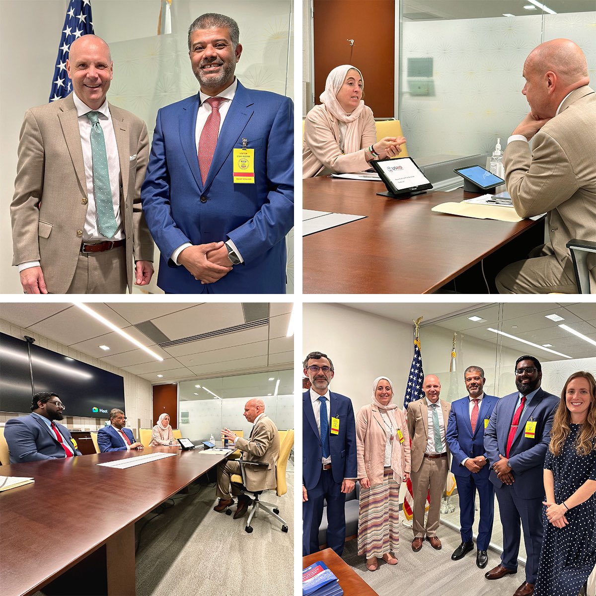 Our CEO Ahmed Shehata and the Islamic Relief USA leadership team met with USAID's Dr. Peter Mandaville , the newly appointed Senior Advisor for Faith Engagement.

#climatechange #disasterresponse #conflict #humanitarian