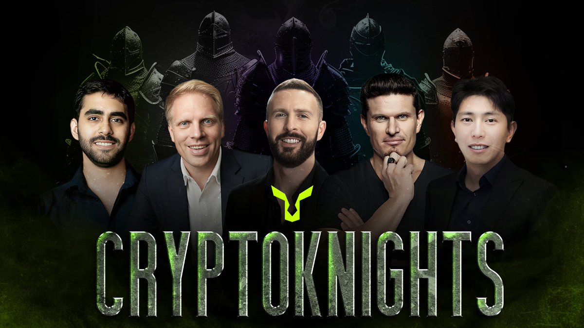 ritestream_io's tweet photo. CryptoKnights features a dynamic panel of judges and industry heavyweights with proven expertise.   

From influential CEOs and VCs to Forbes young leaders and NFT champions, their insights will be invaluable for the projects joining the show.

@Zeneca
@MagnusGrimeland
@BrianDEvans
@kylechasse
@JayHao_2TM