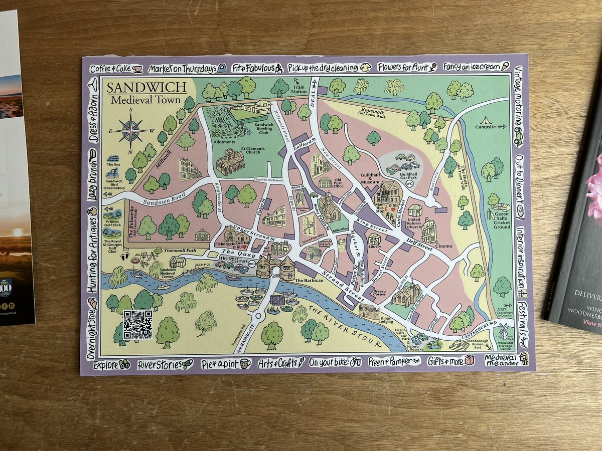 While at Princes, don't miss out on exploring Sandwich! Plan your perfect getaway with us and discover the best of both worlds - bit.ly/3Vi0owJ Find the sandwich business compass maps at The Lodge reception. #sandwichtown #sandwichbay