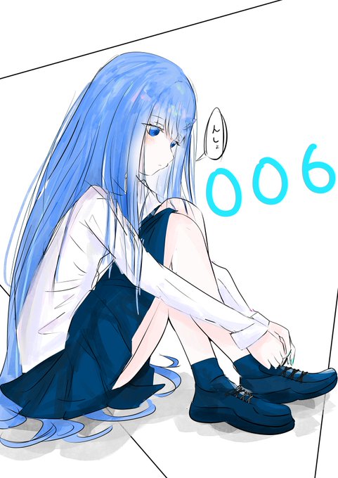 「blue skirt socks」 illustration images(Latest)