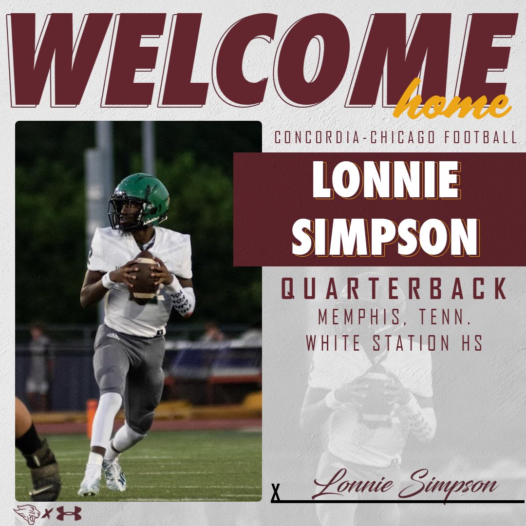 Let’s meet a new family member for our 2024 season ⬇️

Meet our quarterback from Memphis, Tennessee. 

Welcome to the CUC Family Lonnie Simpson!!