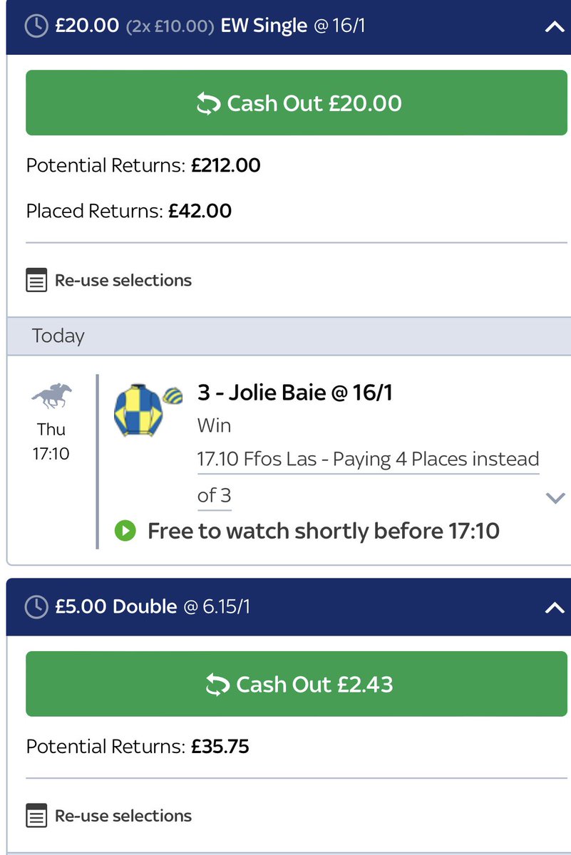 AlfieJ70's tweet image. Defo worth a punt E/W. Should at least place has had a good rest and is raring to go.