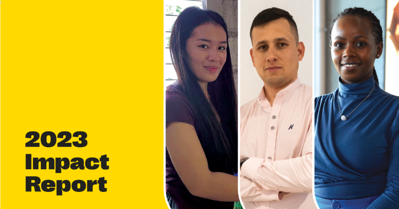 WesternUnion's tweet photo. Our Western Union Foundation is proud to have driven more than $150 million (USD) in wage gains, created nearly 4,000 new jobs, and positively changed the lives of more than 11,000 people in 2023! 
Read more in their newly released 2023 Impact Report.