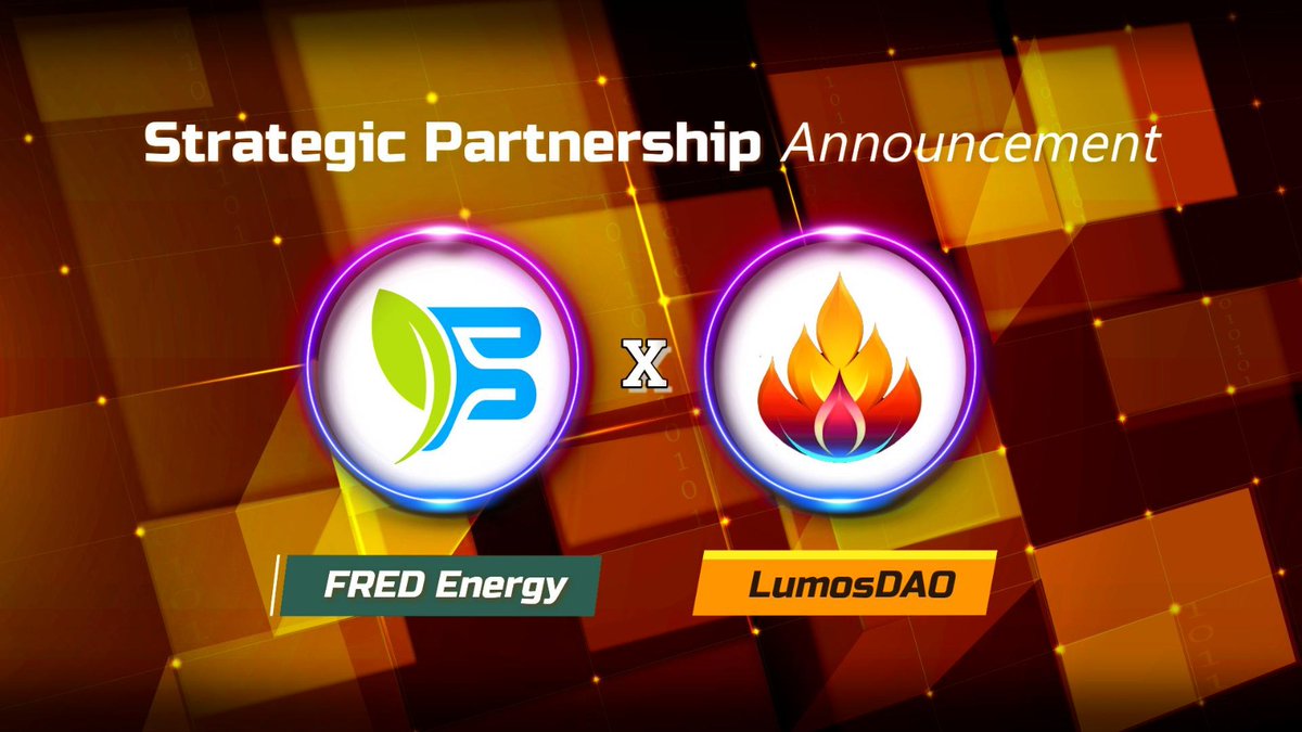 LumosCore (@lumoscore) on Twitter photo Thrilled out announce LumosDAO's partnership with <a href="/energy_fred/">FRED Energy</a> 🤩
Announcement highlights:
1⃣Fred Energy's official DAO will be set up on LumosDAO on 1st July.
2⃣The community members will be able to participate in decentralized decision-making for $FRED through LumosDAO.
3⃣Top Thrilled out announce LumosDAO's partnership with <a href="/energy_fred/">FRED Energy</a> 🤩
Announcement highlights:
1⃣Fred Energy's official DAO will be set up on LumosDAO on 1st July.
2⃣The community members will be able to participate in decentralized decision-making for $FRED through LumosDAO.
3⃣Top