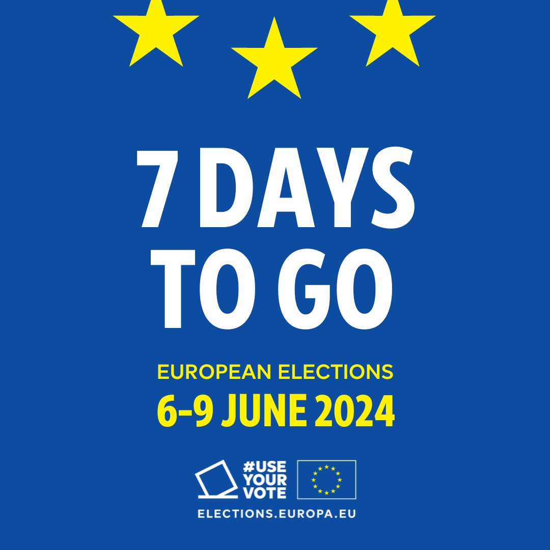 Only one week left before the Netherlands becomes the first EU country to start voting in the European elections! Here's all you need to know: elections.europa.eu/en/