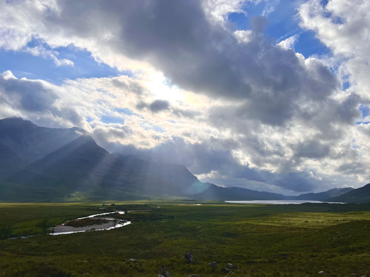 Walking the Cape Wrath Trail is a tough stroll by anyone’s standards, but moments of monumental, spiritual  beauty like this stop you in your tracks and make the sore feet and midges all worthwhile