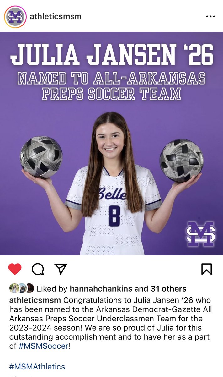 Thank You so much <a href="/ARPrepSports/">Arkansas Prep Sports</a> !!
<a href="/AR_Rising07G/">Arkansas Rising 07G ECNL-RL</a> <a href="/arkansasrising/">Arkansas Rising Soccer</a>