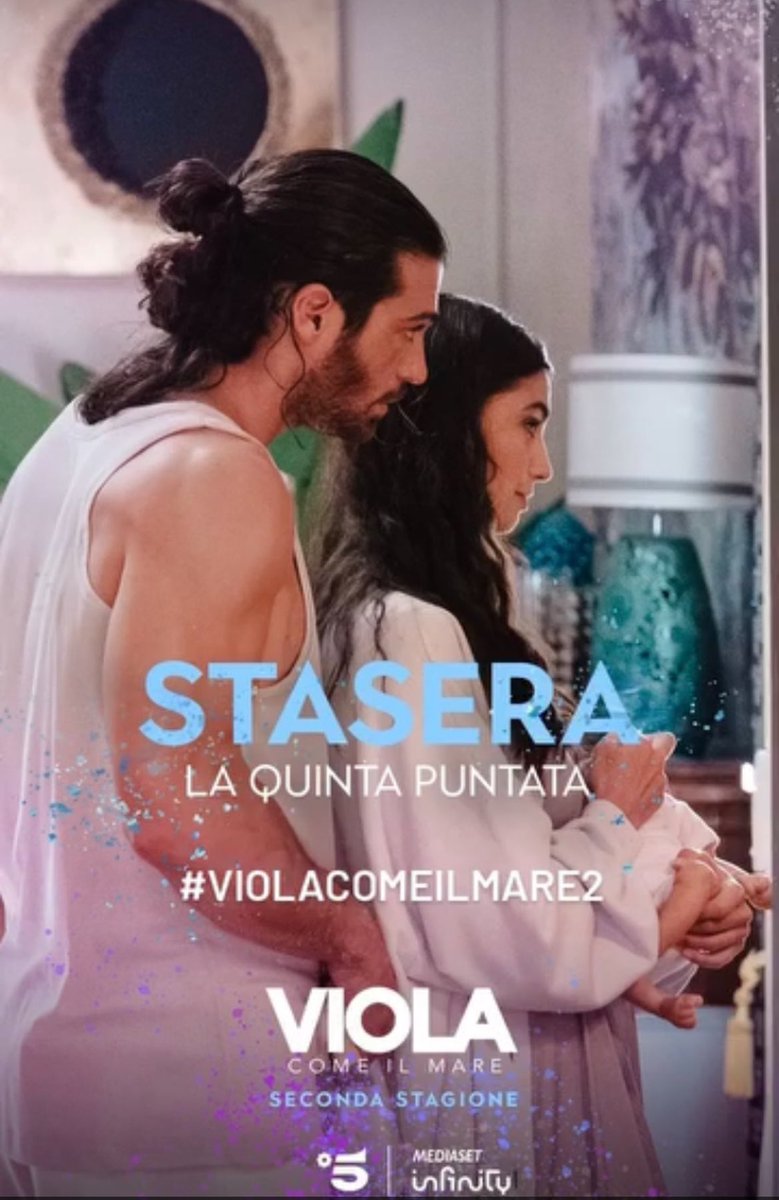 ♦️Tonight at 21:20 on Canale 5 #ViolaComeIlMare2 - episode 5 #CanYaman Francesca Chillemi