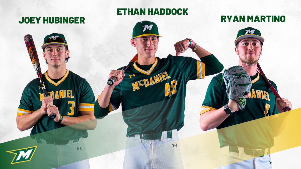 McDaniel College Baseball (@mcdaniel_base) on Twitter photo <a href="/d3baseball/">D3baseball</a> All Region Selections:
Joey Hubinger
Ethan Haddock
Ryan Martino
<a href="/ABCA1945/">ABCA</a> All Region:
Ethan Haddock
<a href="/d3baseball/">D3baseball</a> Region V Rookie of the Year:
Ethan Haddock
#GetOnTheHill <a href="/d3baseball/">D3baseball</a> All Region Selections:
Joey Hubinger
Ethan Haddock
Ryan Martino
<a href="/ABCA1945/">ABCA</a> All Region:
Ethan Haddock
<a href="/d3baseball/">D3baseball</a> Region V Rookie of the Year:
Ethan Haddock
#GetOnTheHill