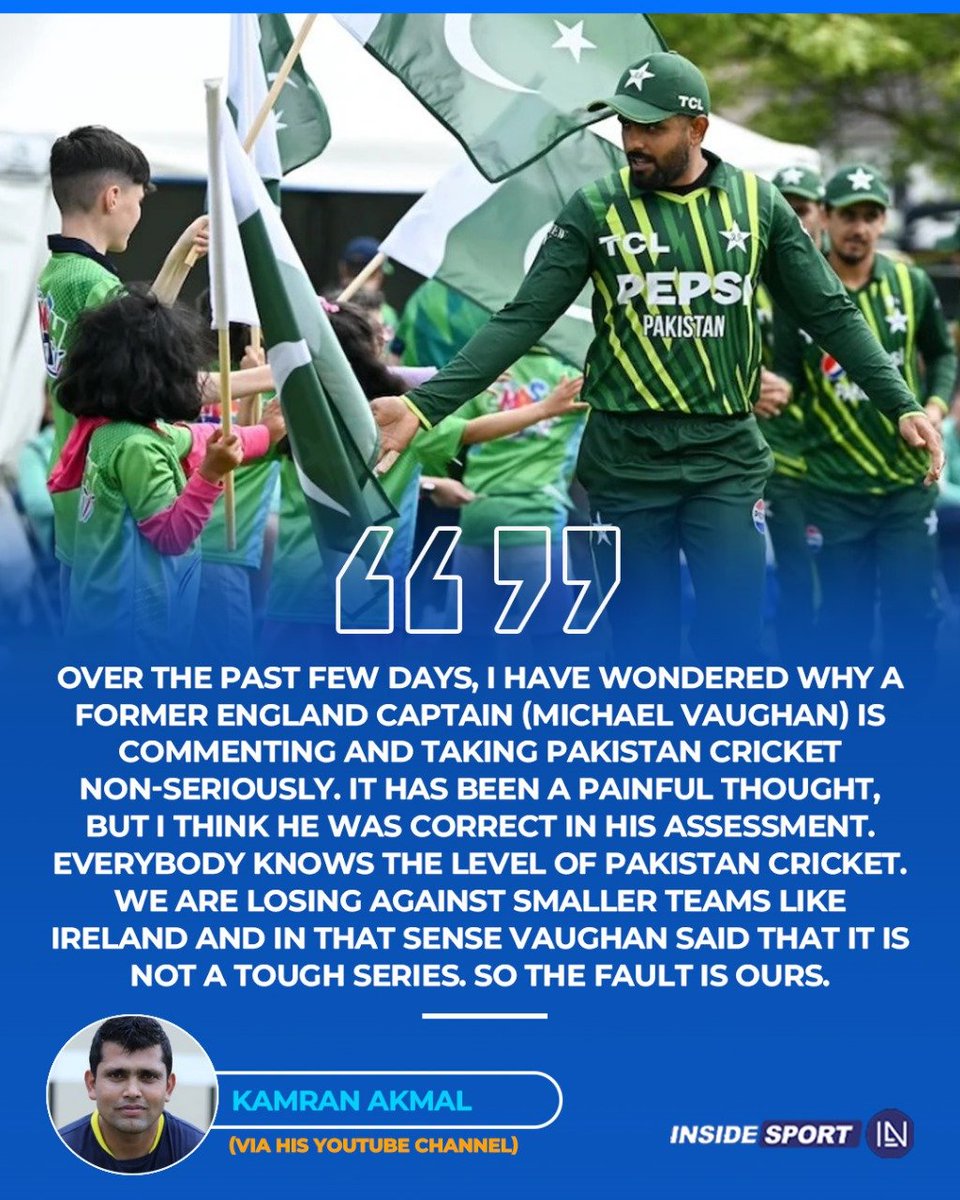 Kamran Akmal agrees with Michael Vaughan's 'IPL better than playing Pakistan' remark 👀 #PakistanCricket #KamranAkmal #MichaelVaughan #CricketTwitter