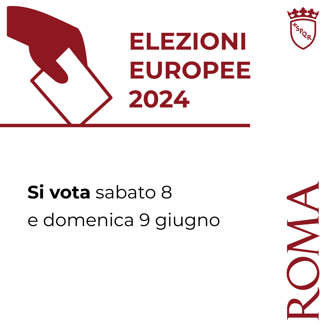 🗳️ #ElezioniEuropee2024: si vota l'8 e il 9 giugno! ℹ️ Tutte le info su modalità di voto e orari apertura uffici, trasporto elettori con disabilità, tessere elettorali, voto neo maggiorenni, elettori residenti o dimoranti all'estero. Trovi tutto qui 👉 tinyurl.com/msxhmpep