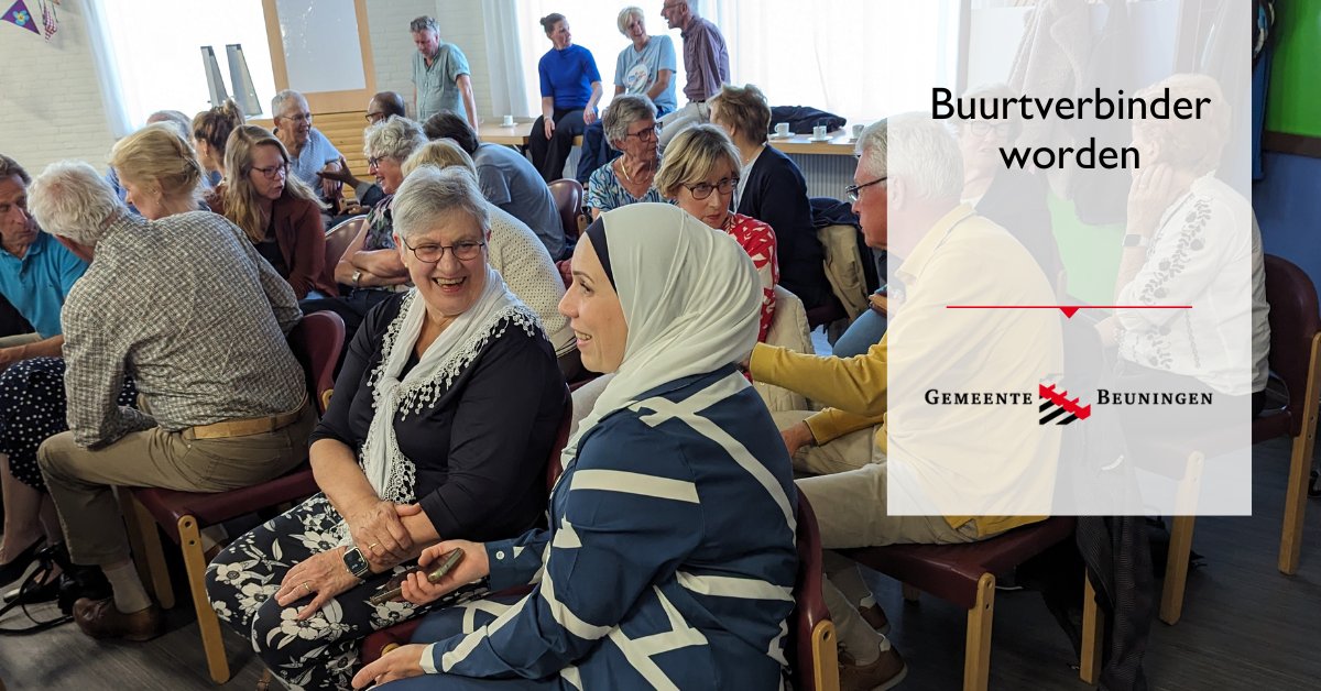 In de gemeente Beuningen is er veel te doen, maar waar vind je alle informatie? Samen met Stichting Perspectief starten we platform Beuningen Samen. Wil jij ook iets betekenen voor jouw buurt en buurtverbinder worden? Meld je voor 12 juni aan via contact@beuningensamen.nl! 🏡🌟