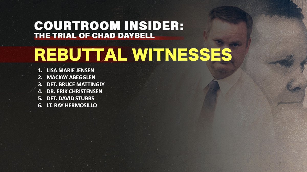 Everyone who testified in Chad Daybell's murder trial. #ChadDaybell