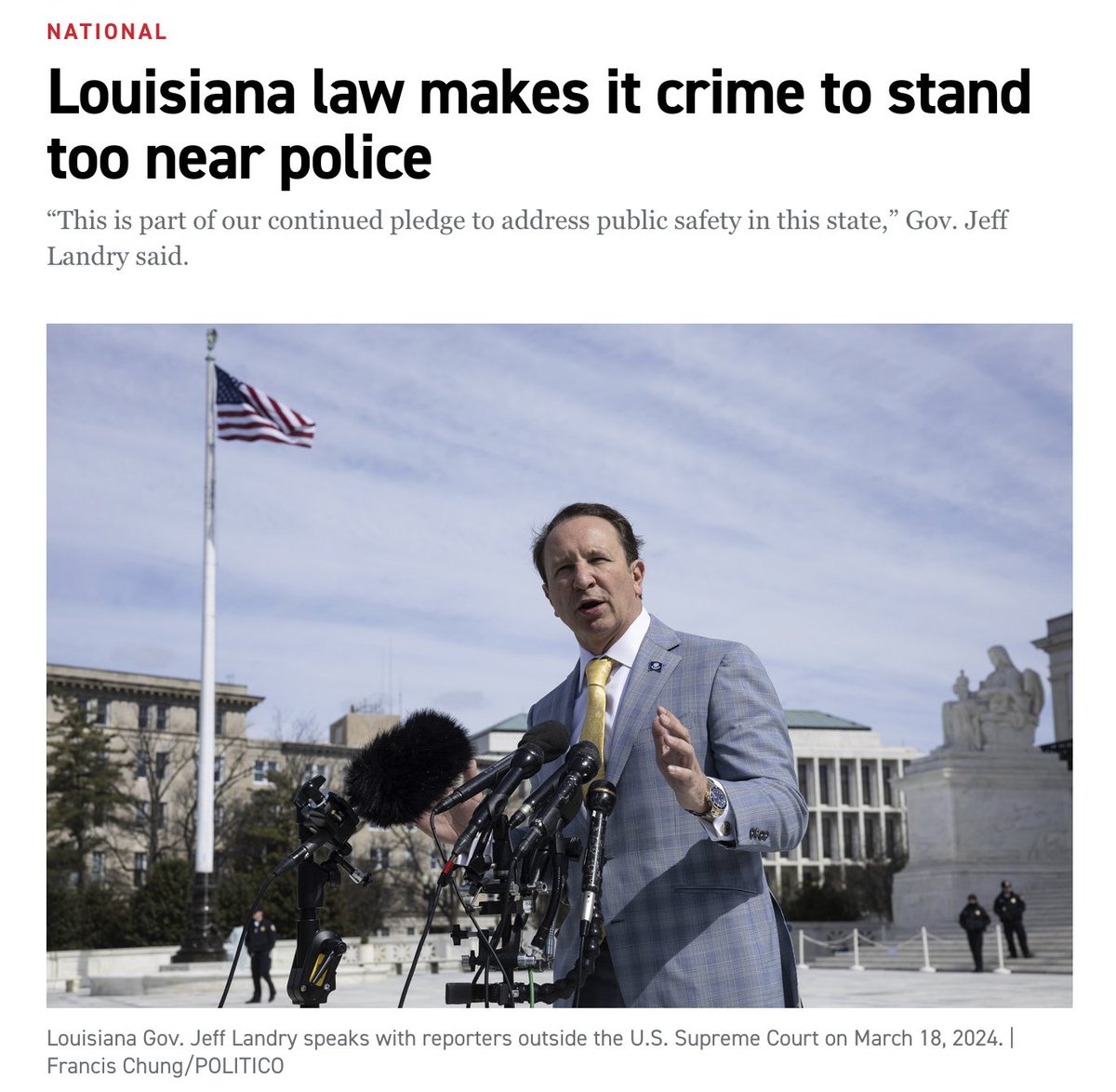 ‼️ Louisiana is moving to criminalize the public's ability to record the police and hold officers accountable for violence and misconduct. This is a ridiculous move that has nothing to do with 'addressing public safety' and everything to do with violating the basic rights of the