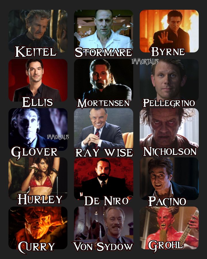 Who played The Devil the best? #Horrorfam