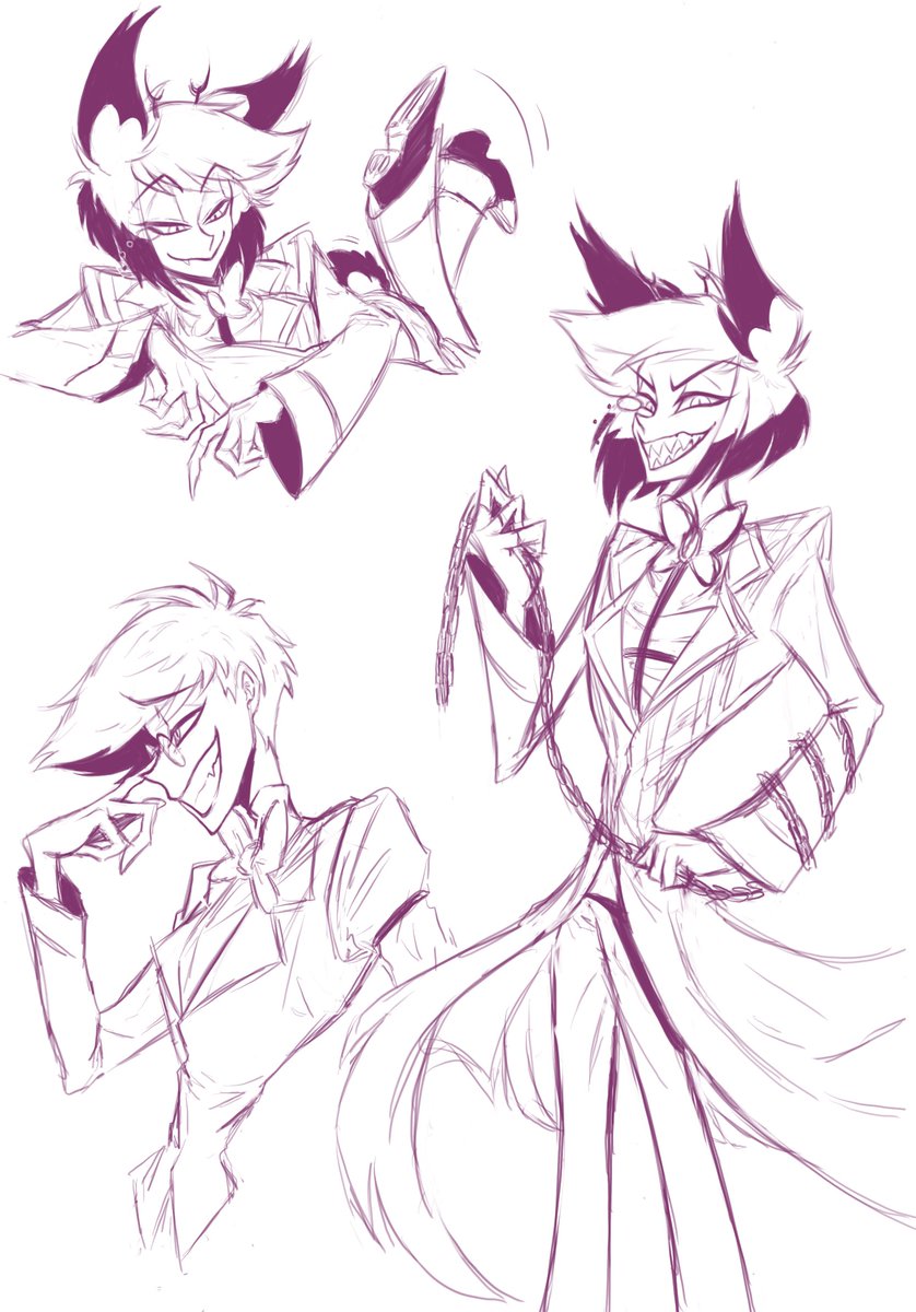 Alastor sketch
#HazbinHotelAlastor