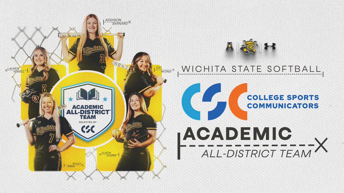 We put 𝙁𝙄𝙑𝙀 on it 😏

Congratulations to these five student-athletes on earning <a href="/CollSportsComm/">College Sports Communicators</a> Academic All-District honors!

📰 bit.ly/24csc