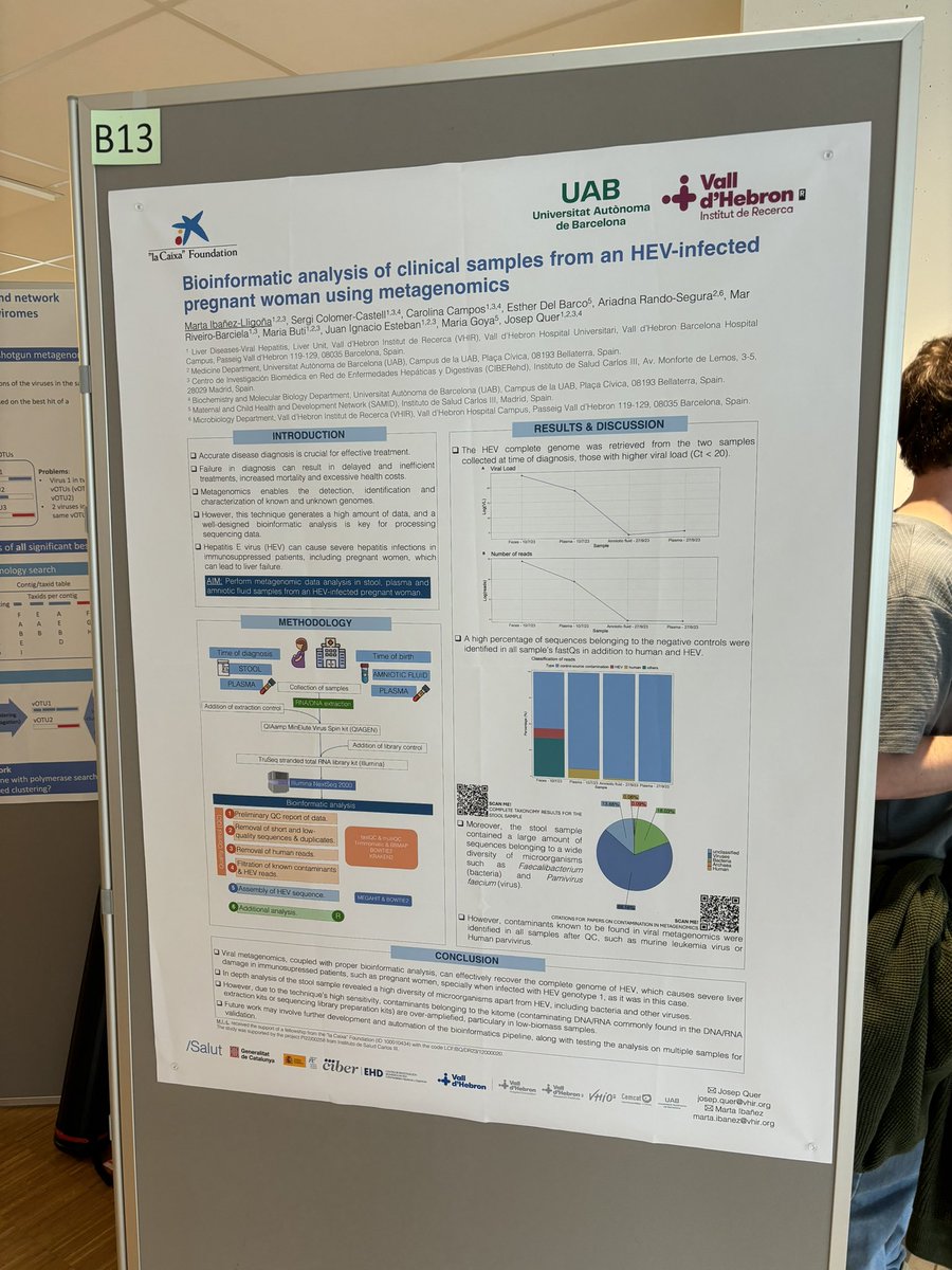 martaa_ib's tweet image. It’s been great to present my poster on metagenomics and hearing amazing talks at ViBioM 2024 in Leuven! 🦠💻
Looking forward to next year!