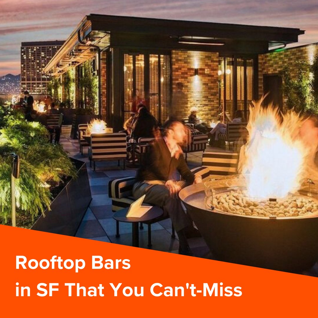 It's official rooftop season in San Francisco! 👉🏽 bit.ly/3JxWeu1

With the weather heating up, head to the roof and enjoy a refreshing cocktail and tantalizing views of SF. 

#rooftop #bar #hotels #cocktails #thingstodoinsf #spring #summer