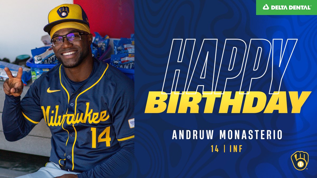 Happy birthday, Andruw! @ajmonasterio16 X #DeltaDentalBirthdays