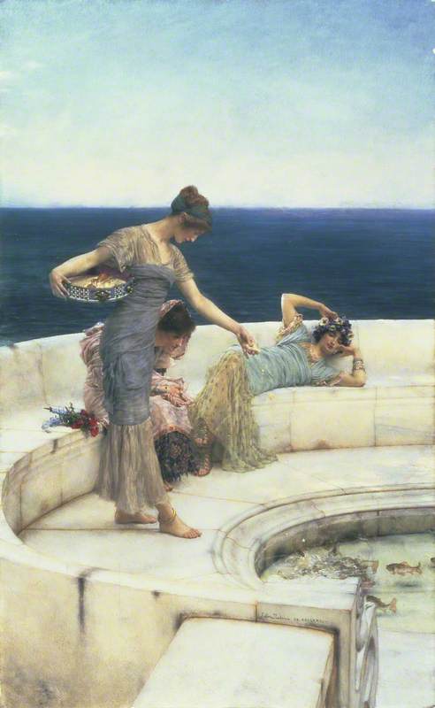 #Silver is the theme for today's @artukdotorg #OnlineArtExchange 🩶

We've chosen 'Silver Favourites' c.1903 by Lawrence Alma-Tadema from @mcrartgallery collection. 🏛️

Read more about this piece below! 🖼️👇

🔗 artuk.org/discover/artwo…