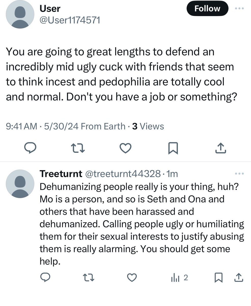 Dehumanization is the first step to justify abusing others, and these people do it constantly