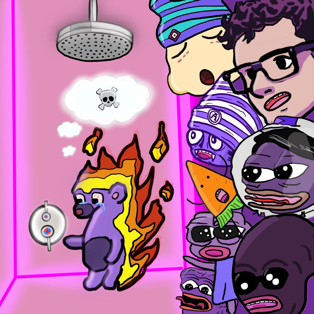 The Monad Palette #3
Art by: @kriptomedusa 

The Artist Who Found His Purpose in Monad

Medusa's artistic journey didn't begin with grand aspirations. He was simply drawing and creating videos for fun, sharing his work with friends and family. But then, Monad happened.

Two