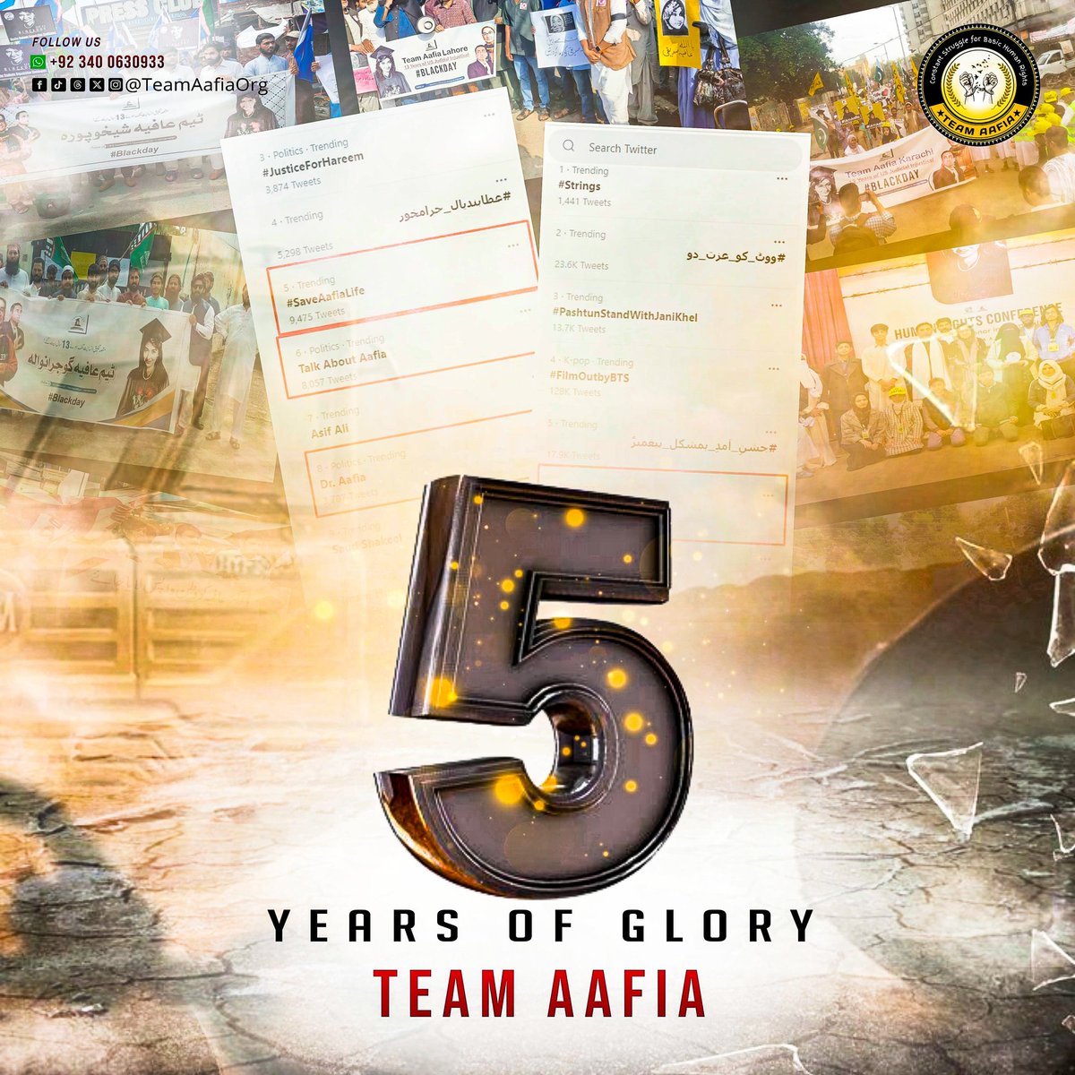 #5YearsofTeamAafia #TeamAafia