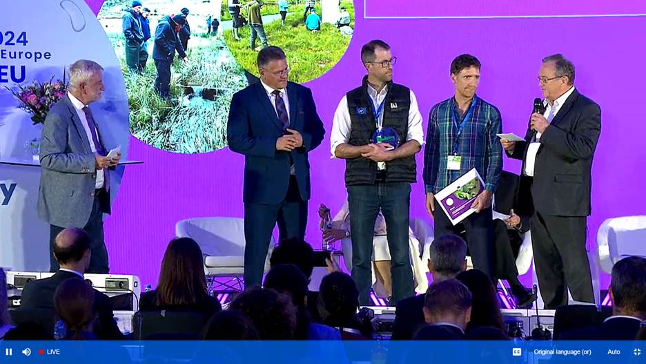 WAN_LIFEIP's tweet image. Thanks to everyone at @EU_ENV for a great event in Brussels for the #Natura2000Awards. Such inspirational projects. We were fortunate enough to win an award for our work with farmers, advisors, NGOs and government agencies 'Working Together for Nature'
@LIFEprogramme @NPWSIreland