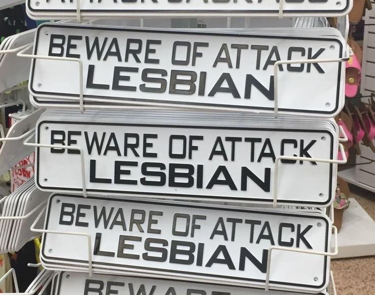 not sure who the attack lesbian is but i’m scared