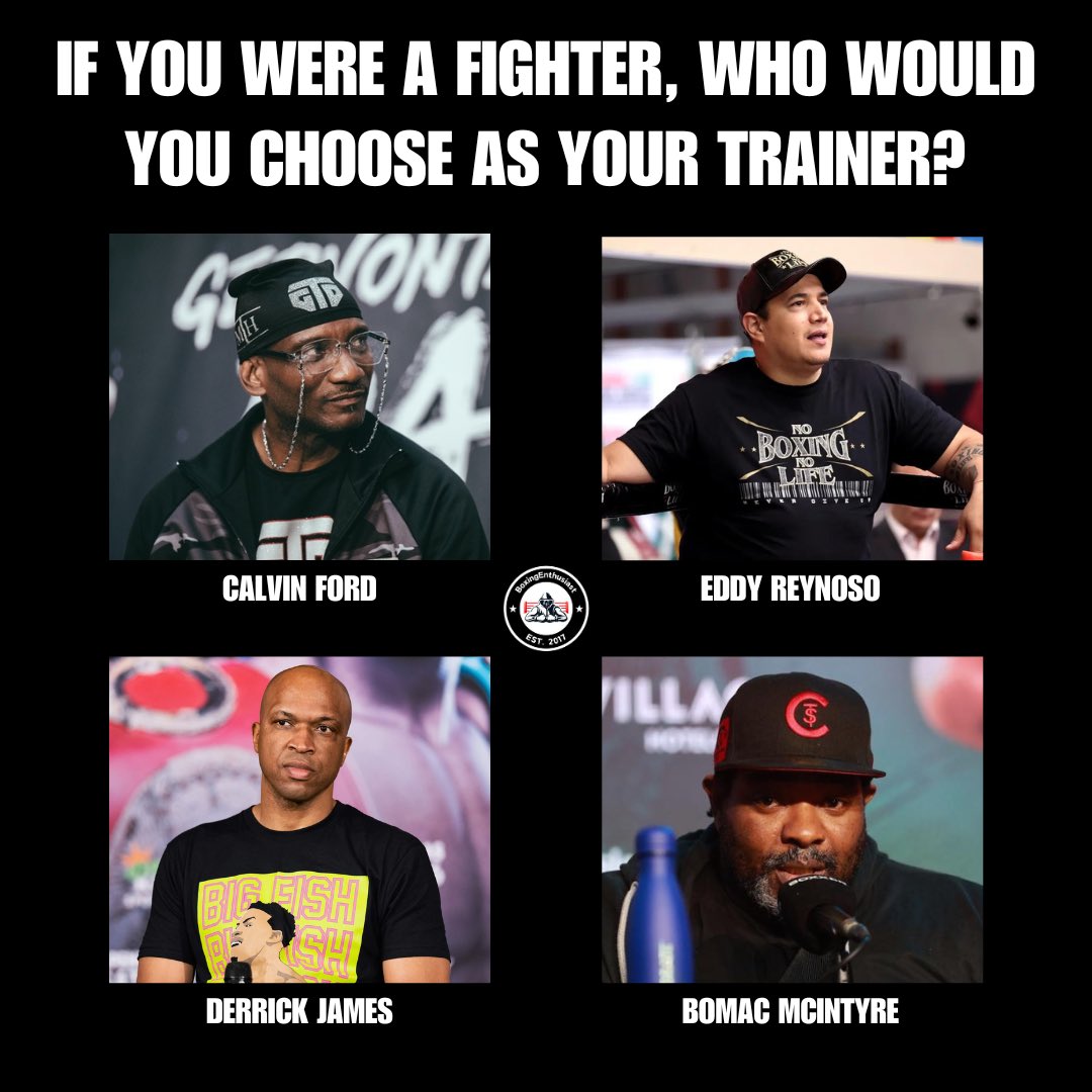 Who would you choose? 🤔

#BoxingEnthusiast | #Boxing | #Trainer