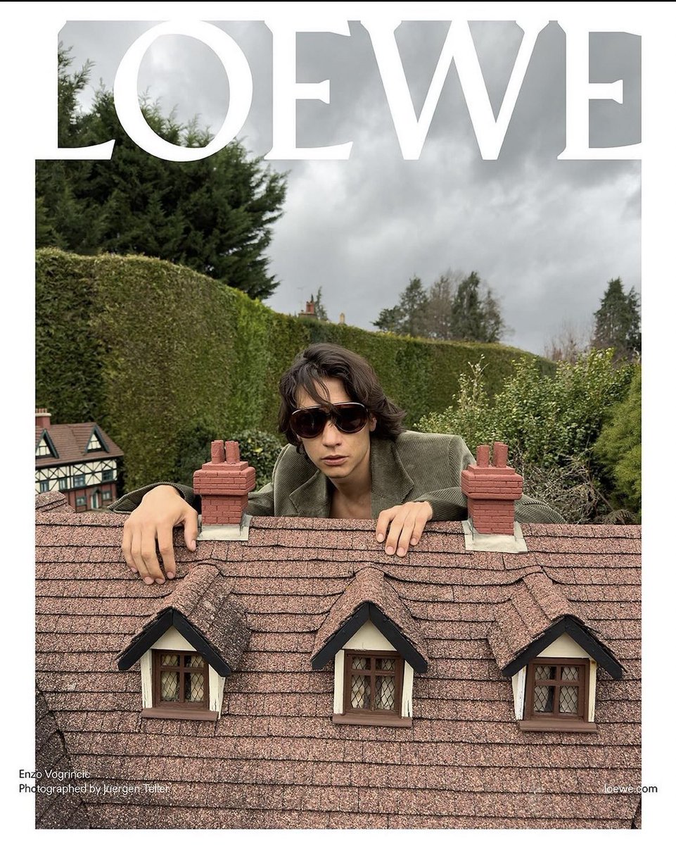 Enzo Vogrincic photographed by Juergen Teller for LOEWE