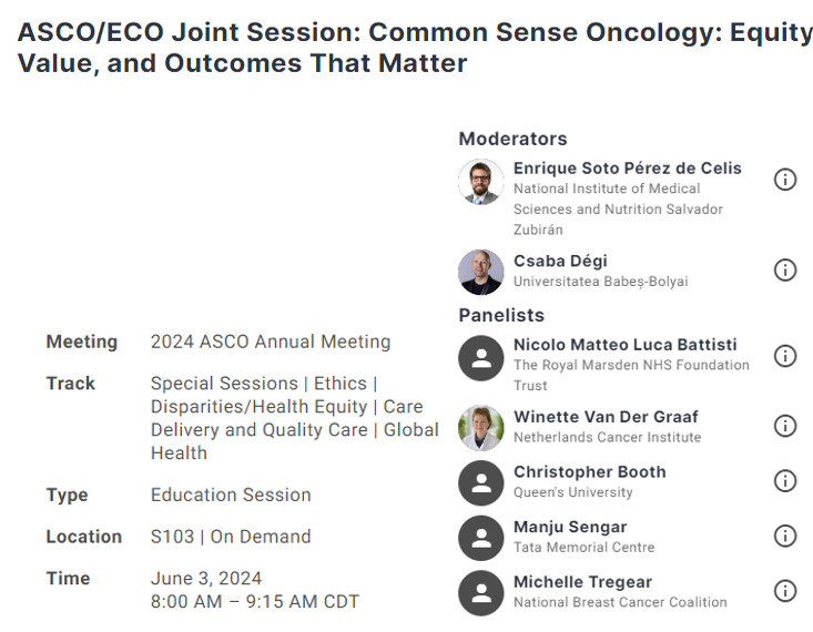 If you need something to read on your flight to Chicago #ASCO24 #ASCO2024 take a look at our EdBook Chapter, and then come to our joint @ASCO @EuropeanCancer session on common sense, equity, and value in oncology. We'll be waiting for you Monday morning! doi.org/10.1200/EDBK_1…