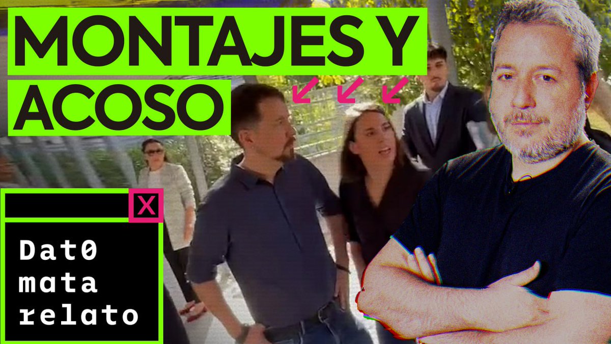 🔴 ¡Nueva entrega de Dato Mata Relato! @JulianMaciasT repasa los nuevos episodios de acoso ultra a Irene Montero y Pablo Iglesias, señalando a sus principales impulsores y difusores 📺 youtu.be/dij5kHh3hyk