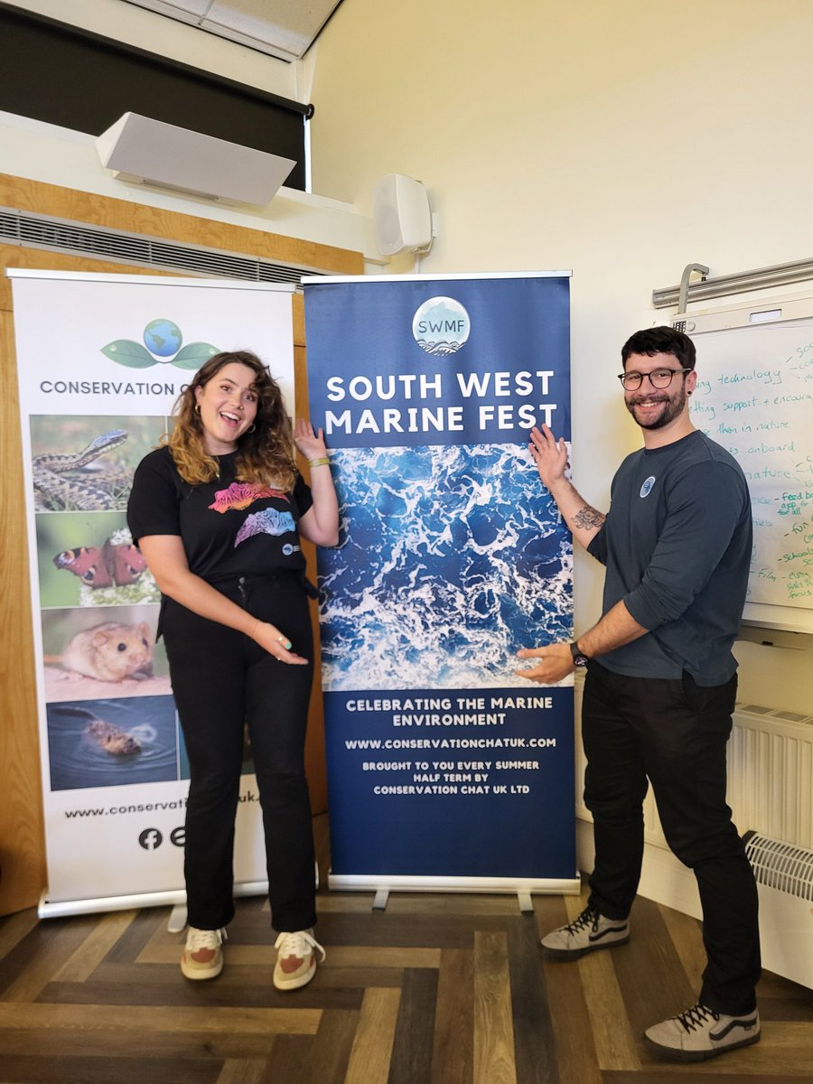 cuttle_cons's tweet image. Holly and Jack from Team CCI were at South West Marine Fest yesterday! It was great to hear about some of the incredible work taking place in the South West to conserve species and habitats found here!

Thank you to @ConChatUK for inviting us!

#SWMF24
