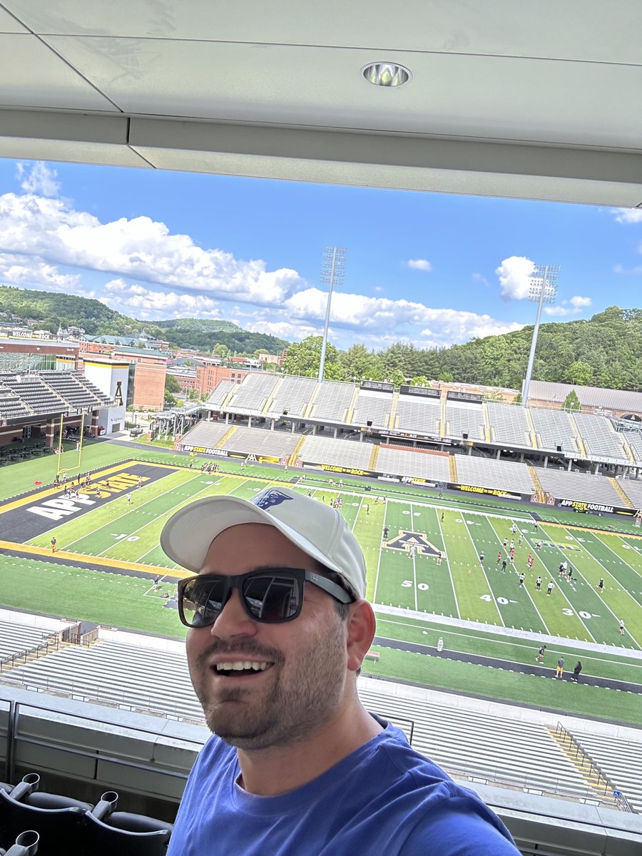 The Walk on Challenge At App State Football 🏈 What an Awesome Facility. ⁦@AppState_FB⁩