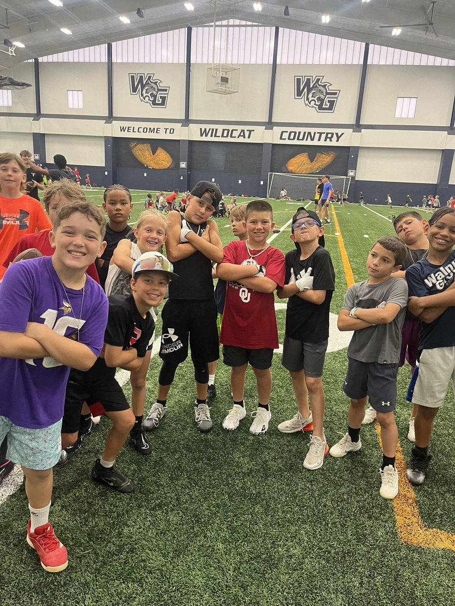 @WGHSFootball Little Kids Camp! Winners from our Game Catch Me If You Can!