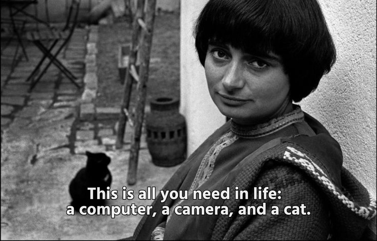 Remembering one of the greatest filmmakers of all time, Agnès Varda, on her 96th birthday!