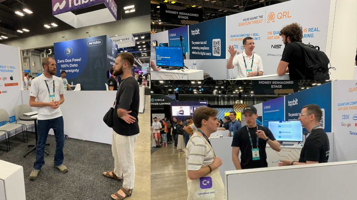 Day 1 of Consensus was eventful... The QRL Team had an 8-hour stream of conversations with everyone from individuals and large institutions to venture capitalists and cryptographers who were all interested in learning more about our project and discussing the quantum threat. A