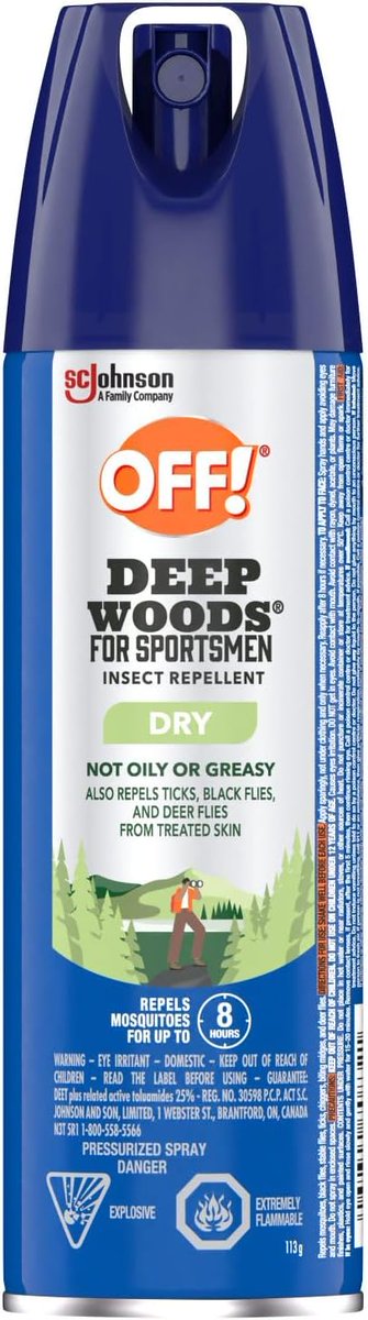 OFF! Deep Woods Dry Insect and Mosquito Repellent, 113g is $10.94 on Amazon amzn.to/3R5OaVs #ad