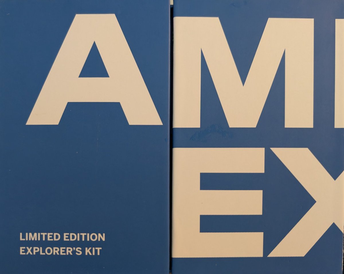 Received the Amex Limited Edition Explorer's kit!! 

Get yours, join Amex today (FYF i.e. first year free).

Link americanexpress.com/en-in/referral…

#amex #americanexpress #ccgeek #creditcards