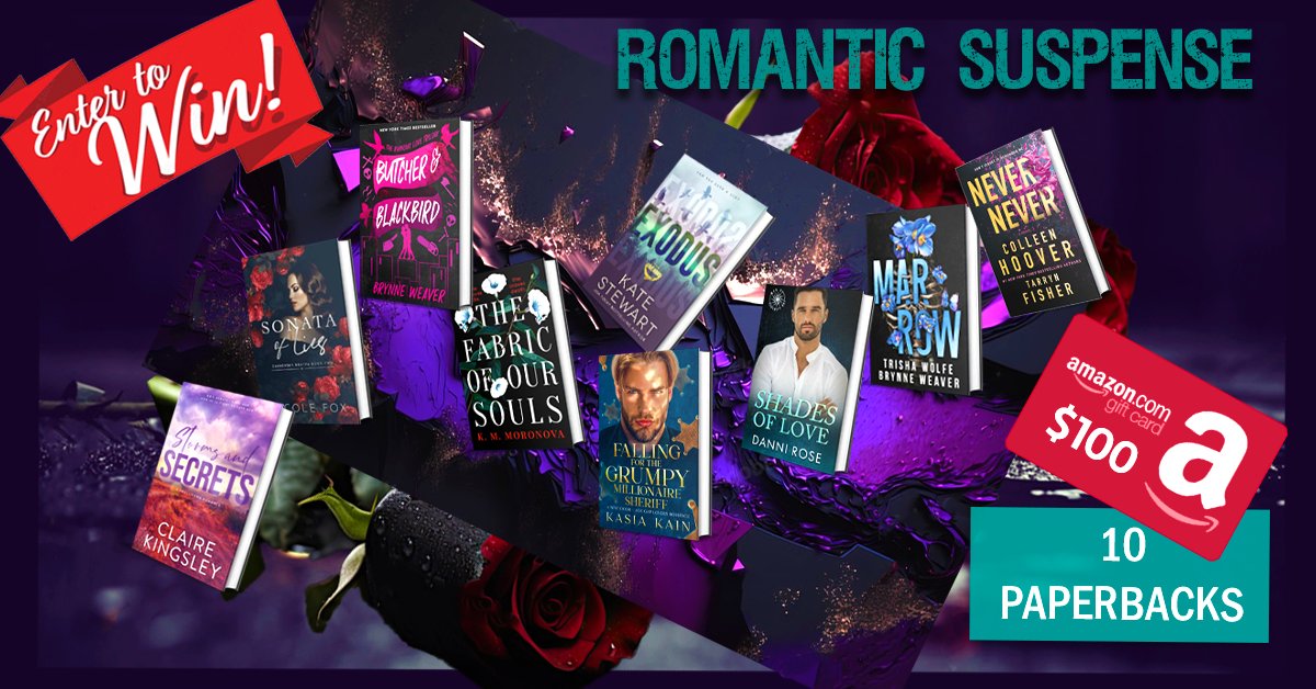📣📚​💞ROMANTIC SUSPENSE✅ ​💞🔥
⚡️Love a blend of Romance and Suspense? You're invited to enter our Giveaway. Winner will receive❤️10 Paperbacks + a $100 Amazon Gift Card)❤️
bookthrone.com/romantic-suspe…
#bookthrone #romanticsuspense #Romantic #romance #romancebooks #romancereader