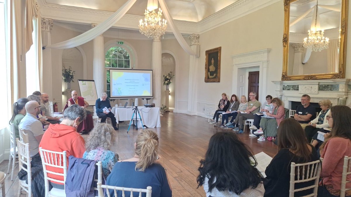 CMF (@compmindfound) on Twitter photo 🧘 Highlights from yesterday - Day 1 of our Personal Practice Retreat <a href="/ColwickHall/">Colwick Hall</a> & Online, filled with teachings and wisdoms from <a href="/ProfPaulGilbert/">Paul Gilbert OBE</a> and Choden (a Tibetan Buddhist Monk) developing insights into the nature of ‘mind’ and compassionate motives and competencies. 🧘 Highlights from yesterday - Day 1 of our Personal Practice Retreat <a href="/ColwickHall/">Colwick Hall</a> & Online, filled with teachings and wisdoms from <a href="/ProfPaulGilbert/">Paul Gilbert OBE</a> and Choden (a Tibetan Buddhist Monk) developing insights into the nature of ‘mind’ and compassionate motives and competencies.